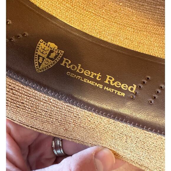 KNOX New York Vintage Unisex Straw Fedora Genuine Panama Hat w/ Original Band - Picture 5 of 7